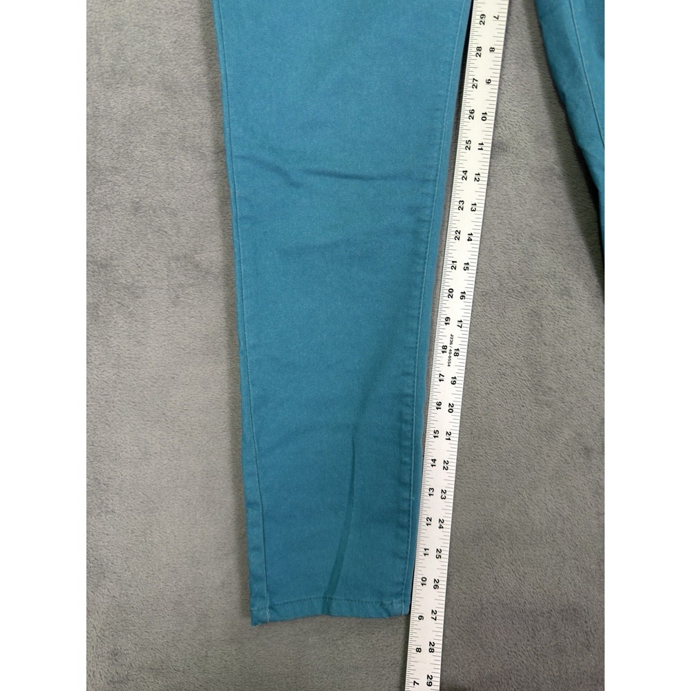 Curve Appeal Jeans Womens 8 Blue Teal High Rise Minimalist Jegging Stretch - Picture 5 of 9